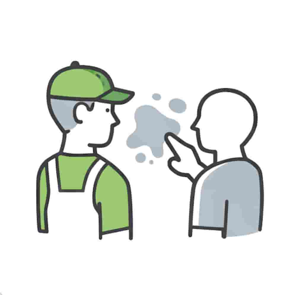 inform cleaning team about special cleaning areas